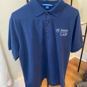 Port Authority Blue Polo Shirt Classic Design